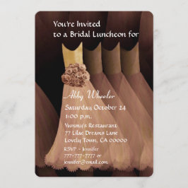 Invitación Noche de Novia o Vestidos de Brunch V01G
