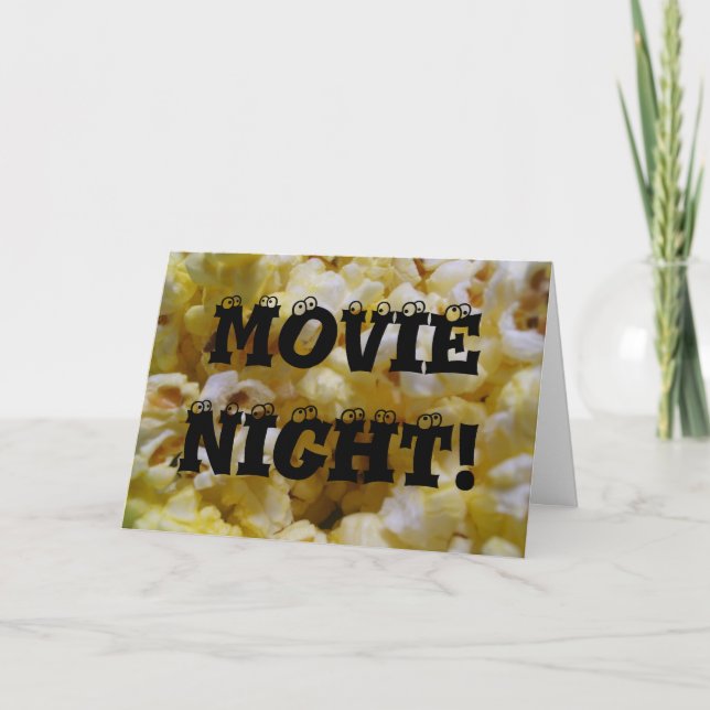 Invitación ¡Noche de película! (Anverso)