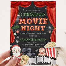 Noche de Película de Navidad Fiesta Navideña