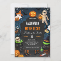 Noche de Película de Terror y Halloween Espeluznan