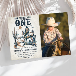 Invitación Noche de Rodeo de Vaquero Cumpleaños Cómo Occident