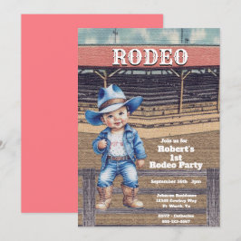 Invitación Noche de Rodeo Occidental