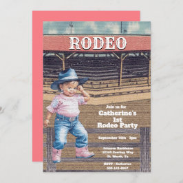 Invitación Noche de Rodeo Occidental