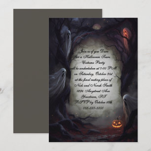 Invitación Noche de Terror Fiesta de Halloween
