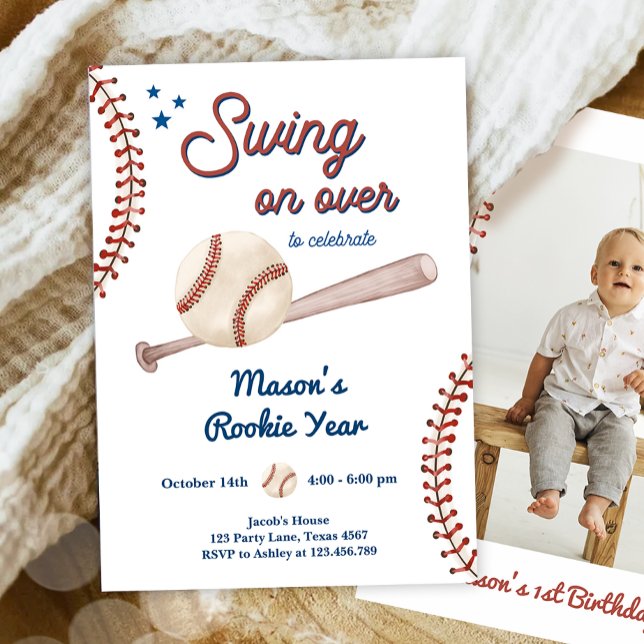 Invitación Noche del año primer niño deportivo Béisbol (Subido por el creador)
