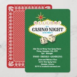 Invitación Noche del Casino Marquee de Las Vegas Green