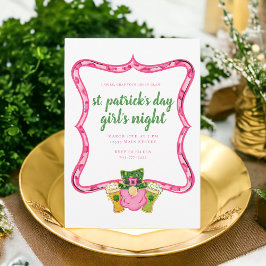 Invitación Noche del Chica del Día de San Patricio