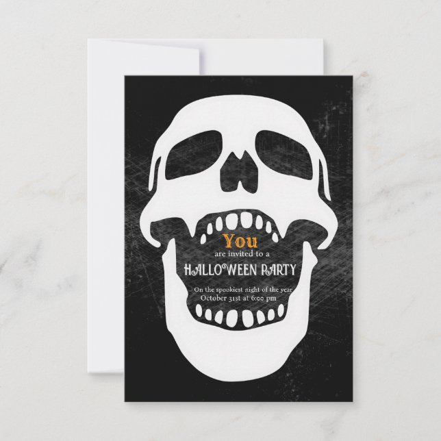 Invitación Noche eclipsada: Una inquietante Soirée de Hallowe (Anverso)