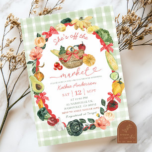 Invitación Noche en el mercado de los granjeros del Ilustraci