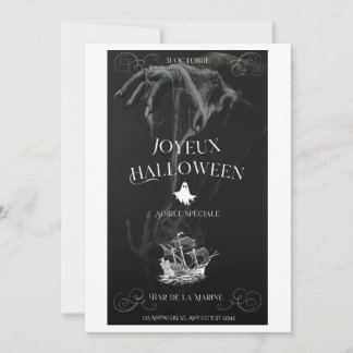 Invitación 🎃 Noche Especial de Halloween en el Bar de la Mar