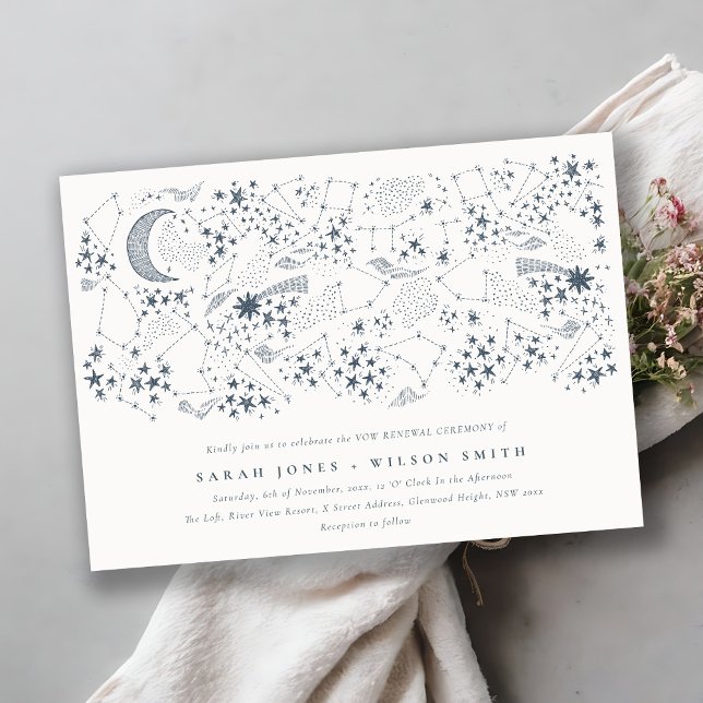 Invitación Noche estrellada de la Marina Celestial promete re (Subido por el creador)