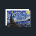 Invitación Noche estrellada: Saint Remy de Vincent Van Gogh<br><div class="desc">El año es 1889. Vincent Van Gogh es un paciente del asilo de Saint-Paul-de-Mausole en Saint-Rémy-de-Provence, Francia. Está sufriendo una enfermedad mental, y sus médicos le han aconsejado que se quede en casa y evite pintar. Pero Van Gogh no puede resistir el impulso de crear, y pasa sus días pintando...</div>