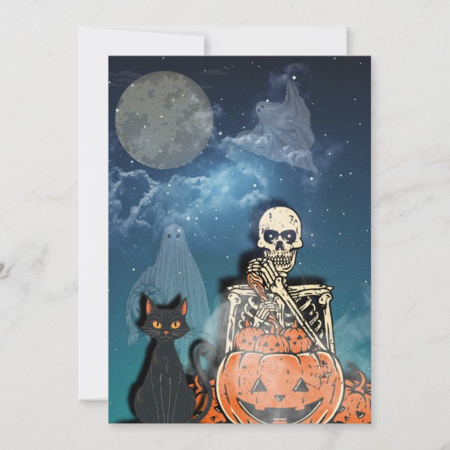 Invitación Noche fantasmal (Anverso)