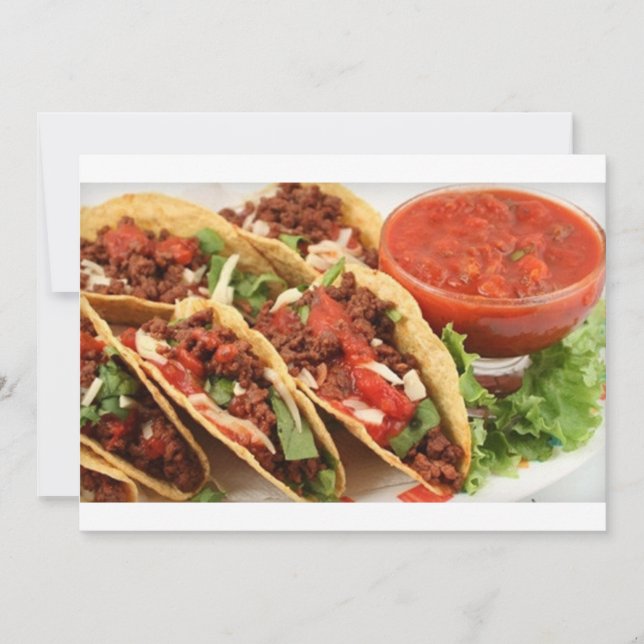 INVITACIÓN "NOCHE FIESTA MEXICANA" (Anverso)