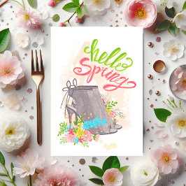 Invitación Noche floral de primavera de moda Cumpleaños