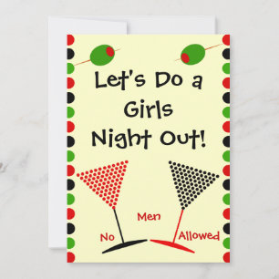Invitación Noche hacia fuera Bachelorette de los chicas