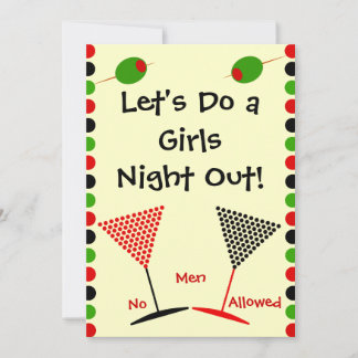 Invitación Noche hacia fuera Bachelorette de los chicas