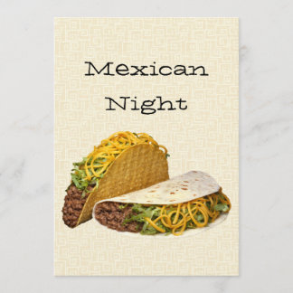 Invitación Noche mexicana