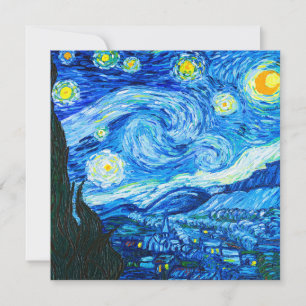 Invitación Noche Van Gogh Starry