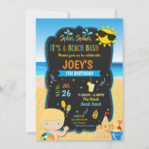 Invitación Noche veraniego de cumpleaños