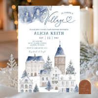 Nochebuena de invierno hygge village baby shower