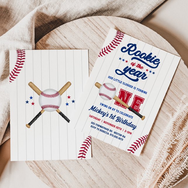 Invitación Nochebuena del año Primer cumpleaños del Béisbol (Subido por el creador)