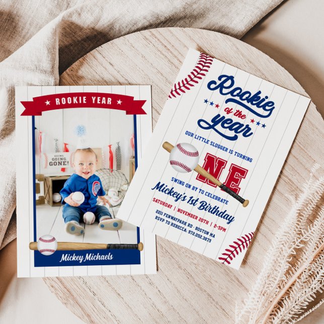Invitación Nochebuena del año Primer cumpleaños del Béisbol (Subido por el creador)