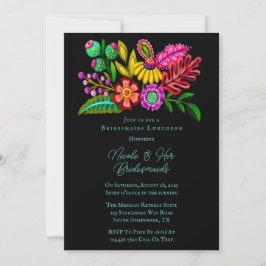 Invitación Nochebuena mexicana de Flora Colorida