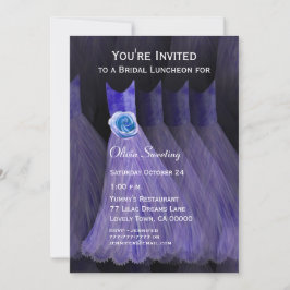 Invitación Nocheon o brunch Vestidos morados V01