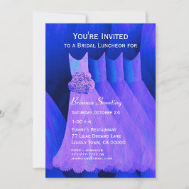 Invitación Nocheon o brunch Vestidos morados V06