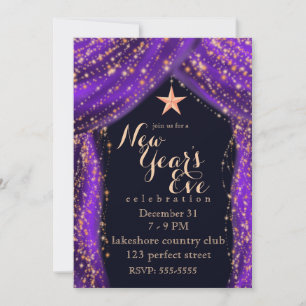 Invitación Noches árabes en la víspera de Año Nuevo