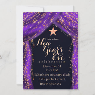 Invitación Noches árabes en la víspera de Año Nuevo