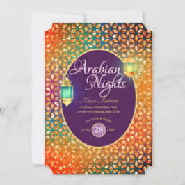 Invitación Noches árabes exóticas Fiestas String Lights Lante