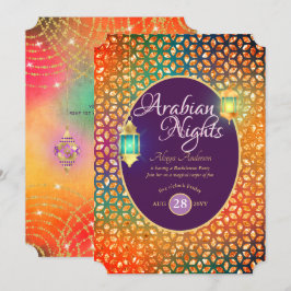 Invitación Noches árabes exóticas Fiestas String Lights Lante