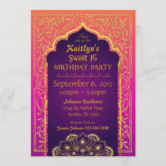Invitación Noches de Bollywood para árabes