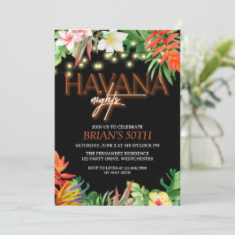 Invitación Noches de La Habana, Fiesta de Noches de La Habana