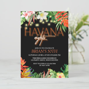 Invitación Noches de La Habana, Fiesta de Noches de La Habana