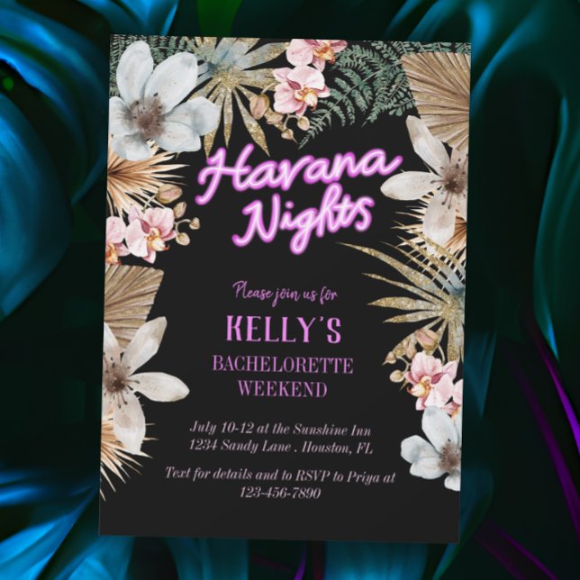 Invitación Noches de La Habana Neon (Subido por el creador)