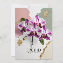 Invitación Noches de orquídeas, Jardín Botánico de Nueva York