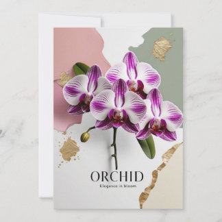 Invitación Noches de orquídeas, Jardín Botánico de Nueva York