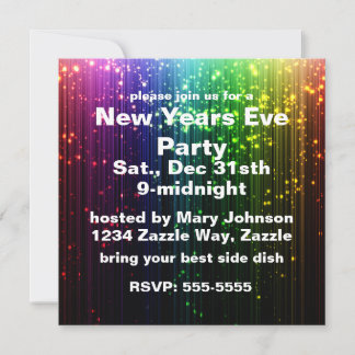 Invitación Nochevieja de Año Nuevo