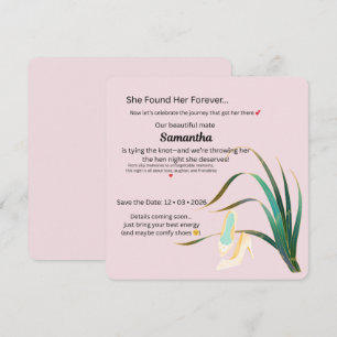 Invitación Nocturna a la Fiesta de la Gallina Rosa
