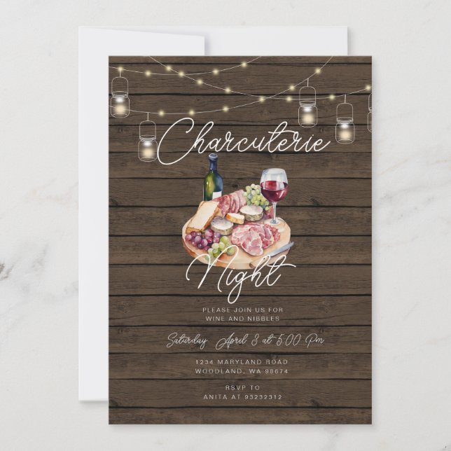 Invitación nocturna a los charcuterios (Anverso)