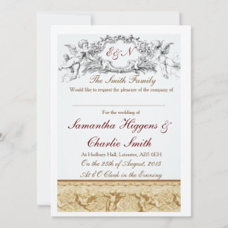 Invitación nocturna cherub