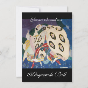 INVITACIÓN NOCTURNA CON MÁSCARAS, MARDI GRAS MASQUERADE BALL