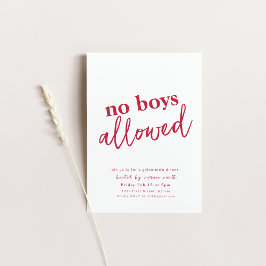 Invitación nocturna de Chicas de San Valentín a la