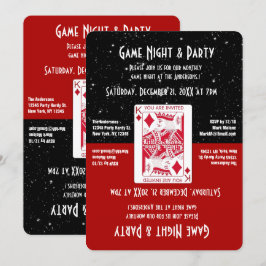 Invitación nocturna de juego divertido