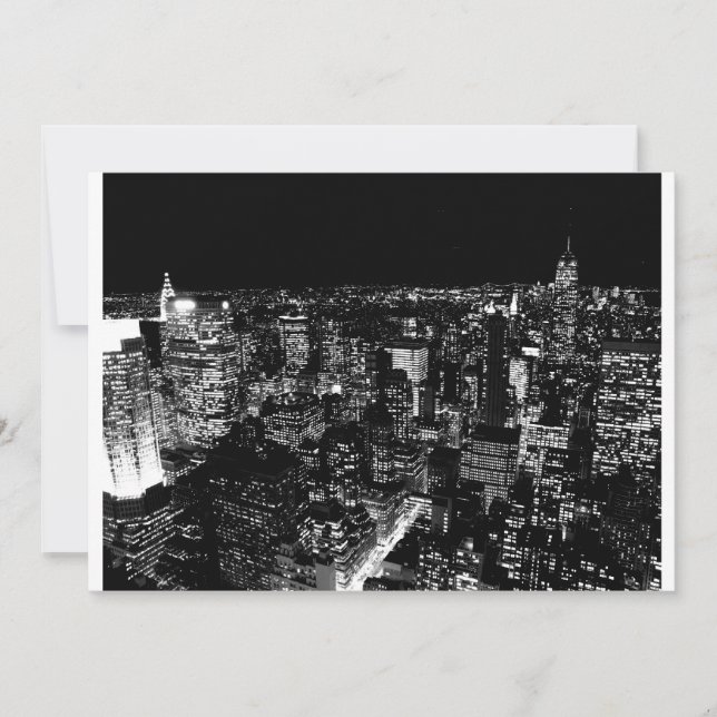 Invitación nocturna de Nueva York (Anverso)