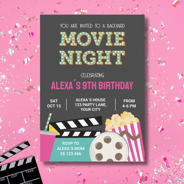 INVITACIÓN NOCTURNA DE PELÍCULA, NOCHE DE PELÍCULA (Subido por el creador)