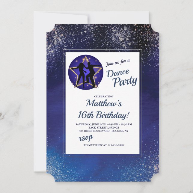 Invitación nocturna estelar (Anverso)